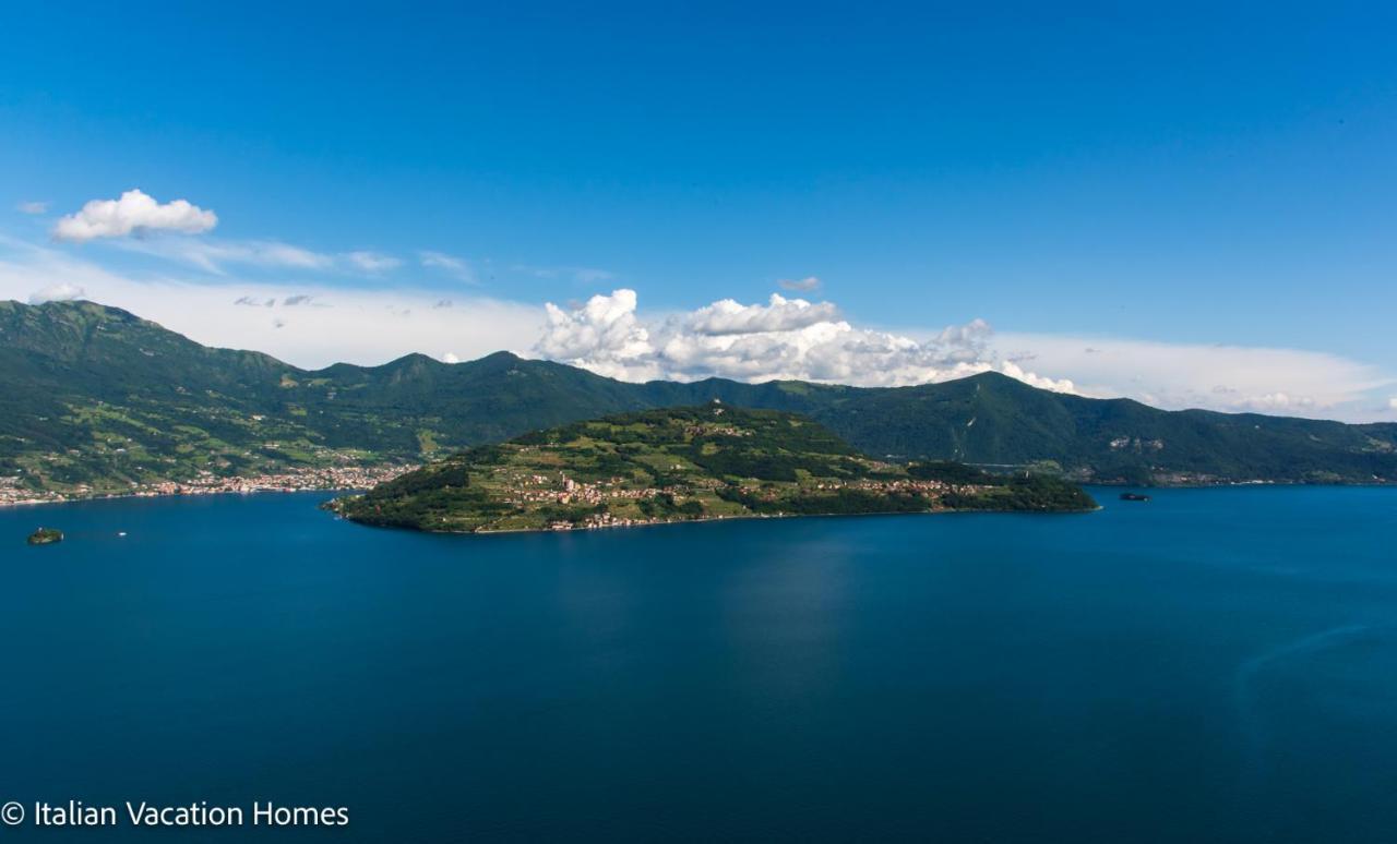 Italian Vacation Homes - Panoramic Villa Parzanica Exteriör bild