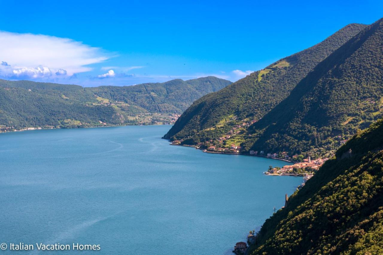 Italian Vacation Homes - Panoramic Villa Parzanica Exteriör bild