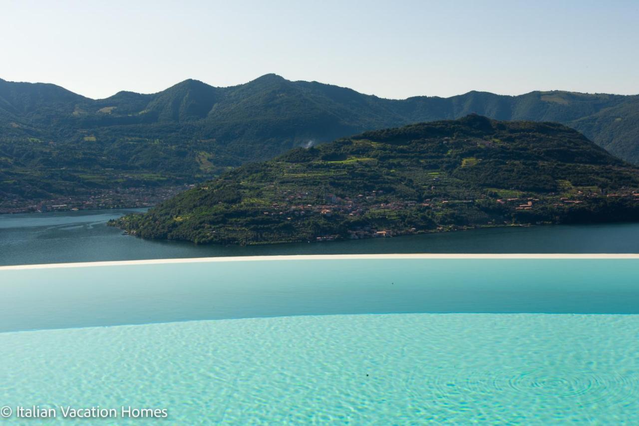 Italian Vacation Homes - Panoramic Villa Parzanica Exteriör bild